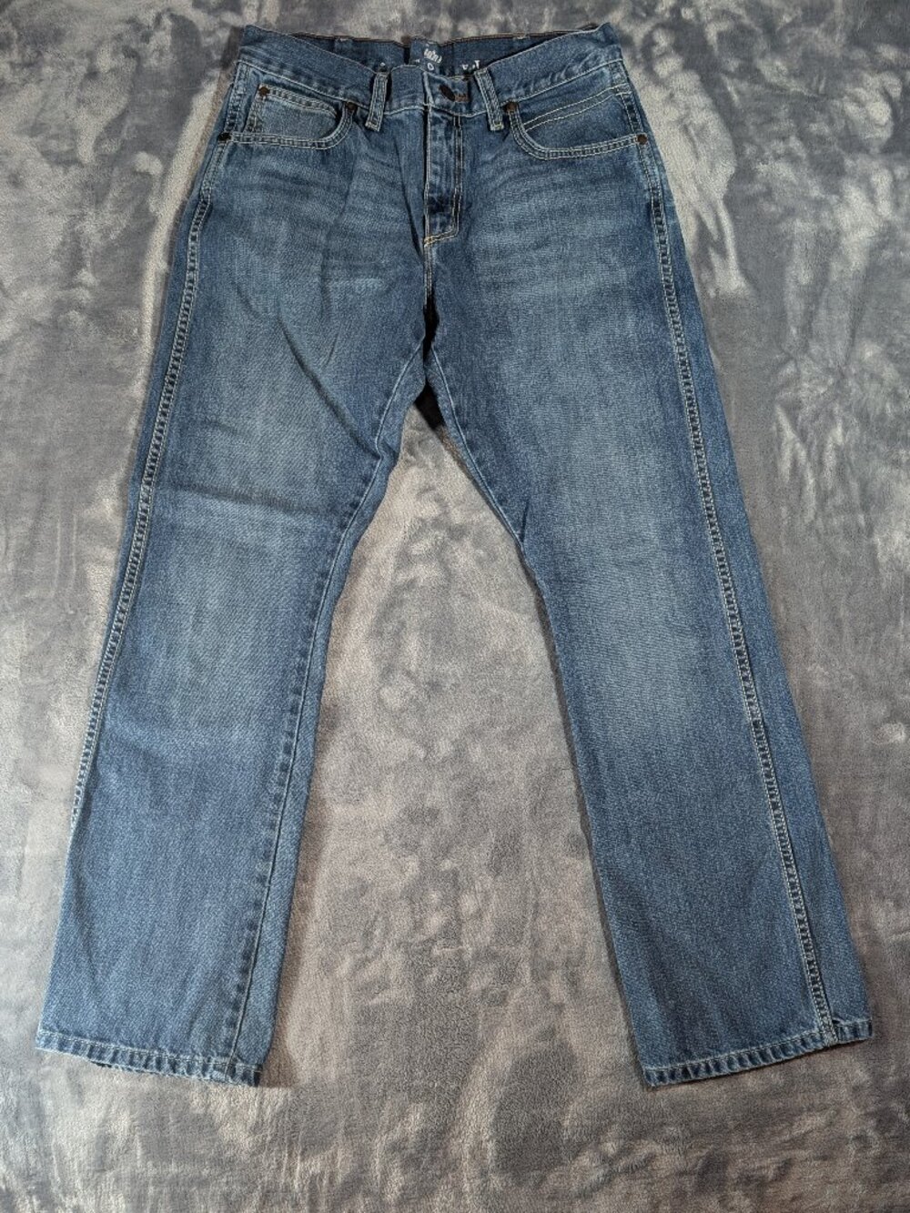 Wrangler Retro Relaxed Bootcut Jeans Mens 30x32 Medium Wash Western Cowboy Denim